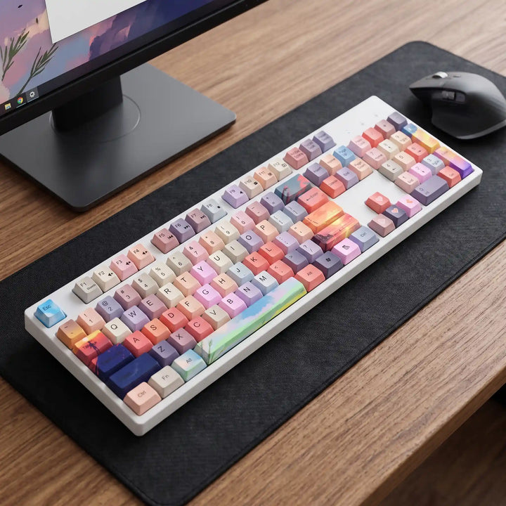100% Colorful Cloud Journey Mechanical Keyboard ( ANSI )