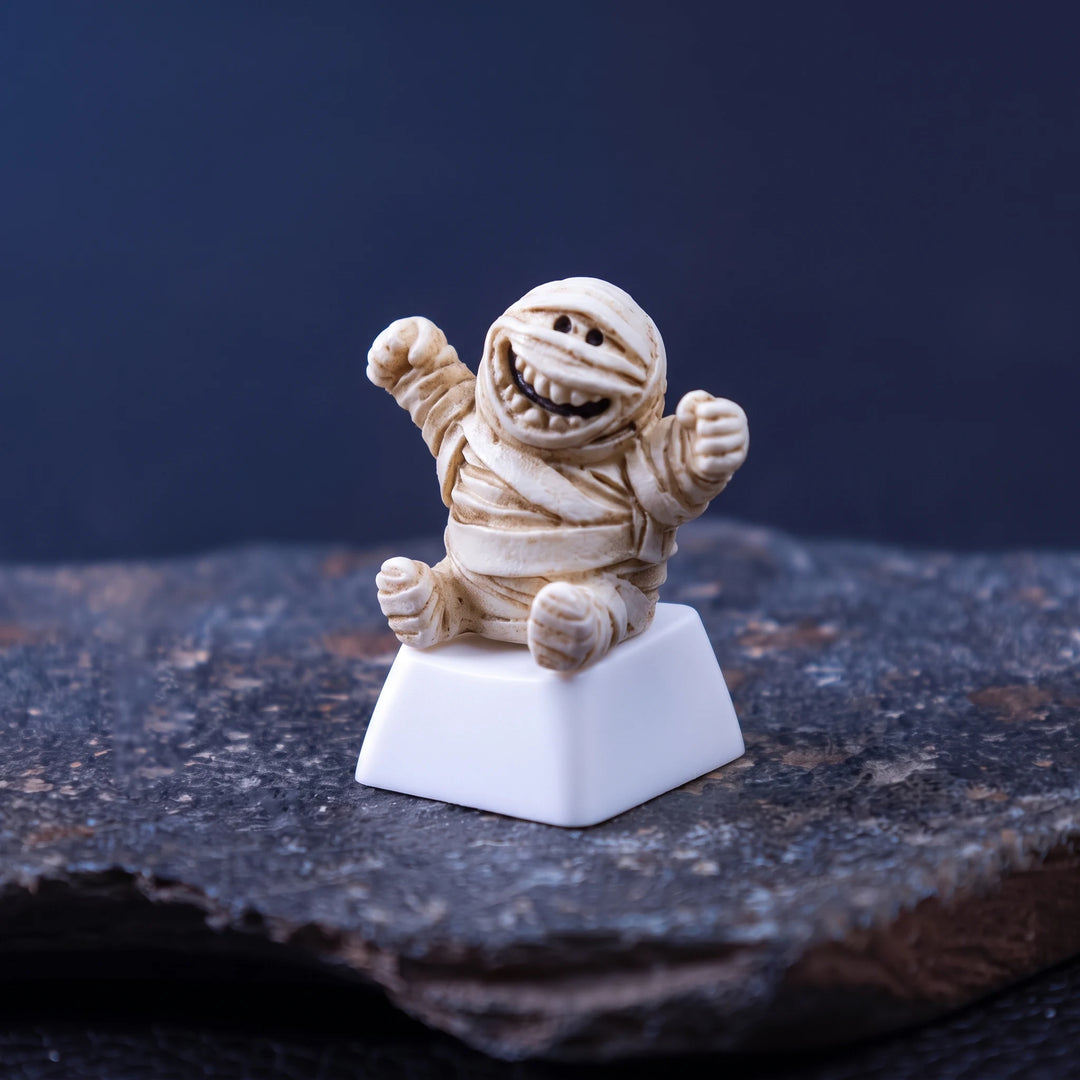 Halloween Skeleton Artisan Keycap – Witch, Mummy, Devil & Skull for Cherry MX
