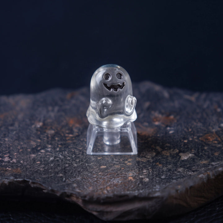 Cute Halloween Ghost & Skeleton Resin Keycap Set – Cherry MX Compatible