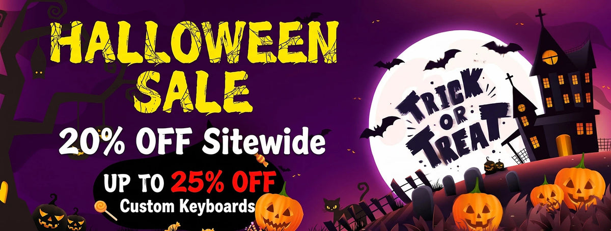 GimsunCustom keyboard&keycaps Halloween sale