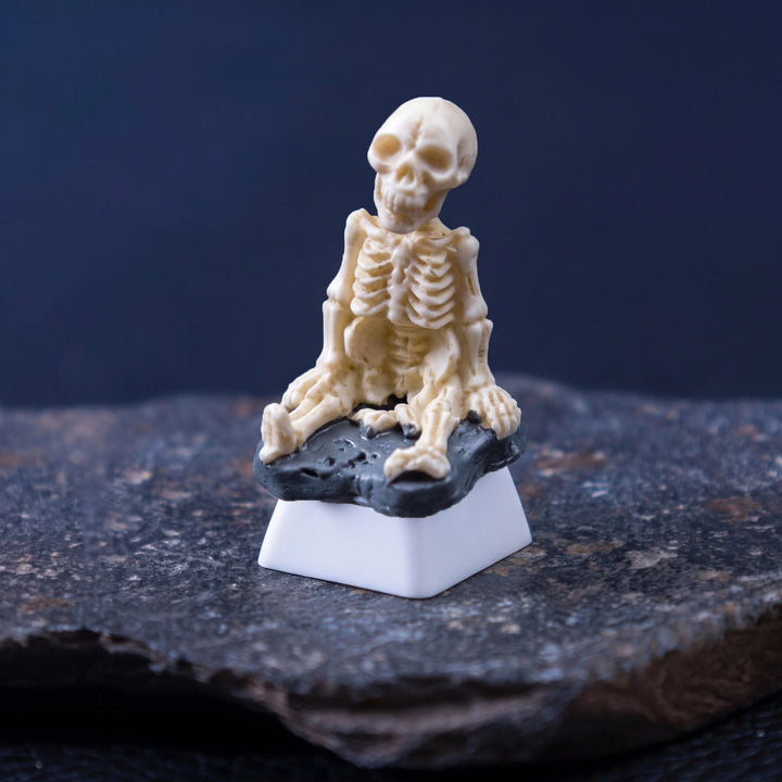 Halloween Skeleton Artisan Keycap – Witch, Mummy, Devil & Skull for Cherry MX