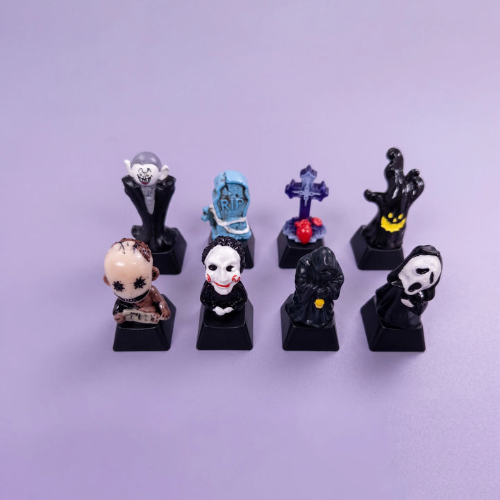 Halloween Horror Artisan Keycaps for Mechanical Keyboards
