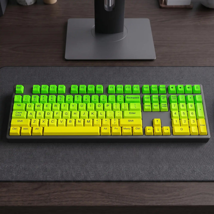 100% Lemon Verdant Gradient Mechanical Keyboard ( ANSI )