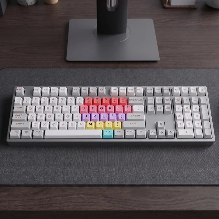 100% Cute Heart PBT Keycaps ( ANSI )