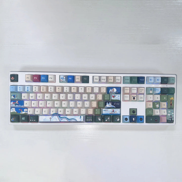 100% Ghibli Style Mechanical Keyboard ( ANSI )