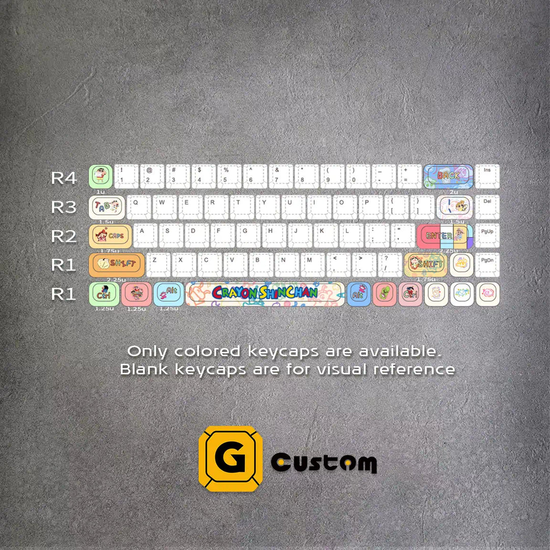 Crayon Shin-chan function keycaps