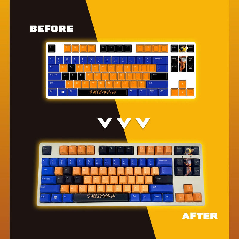 Custom keycap comparison