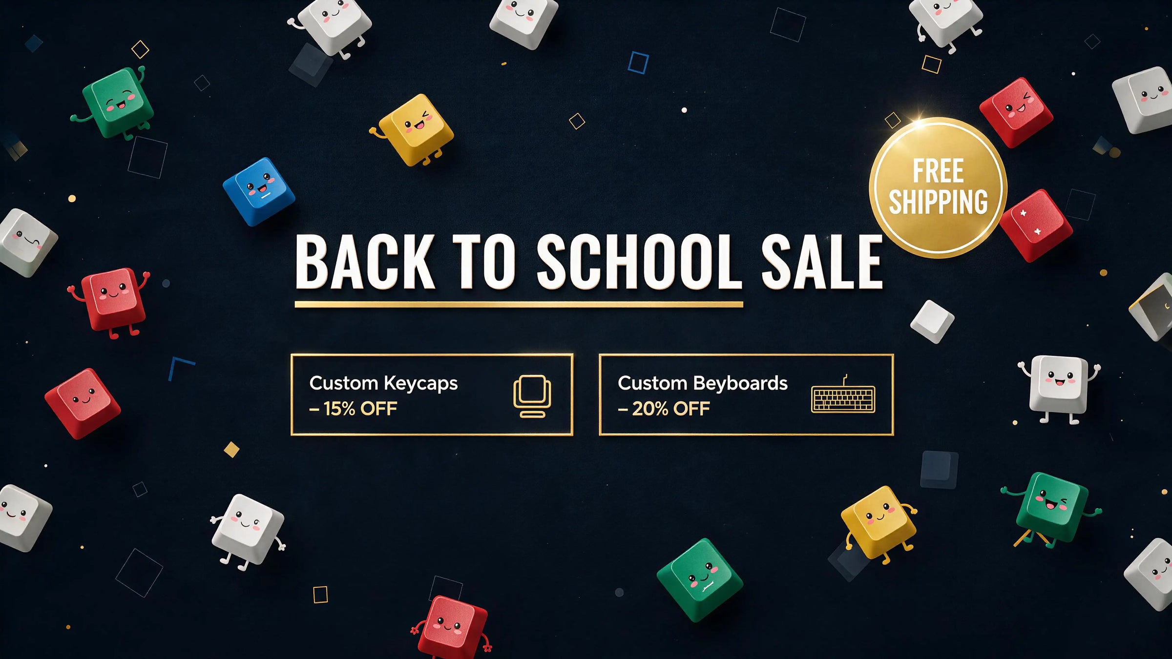 GimsunCustom back to school sale & custom keycaps & keyboard