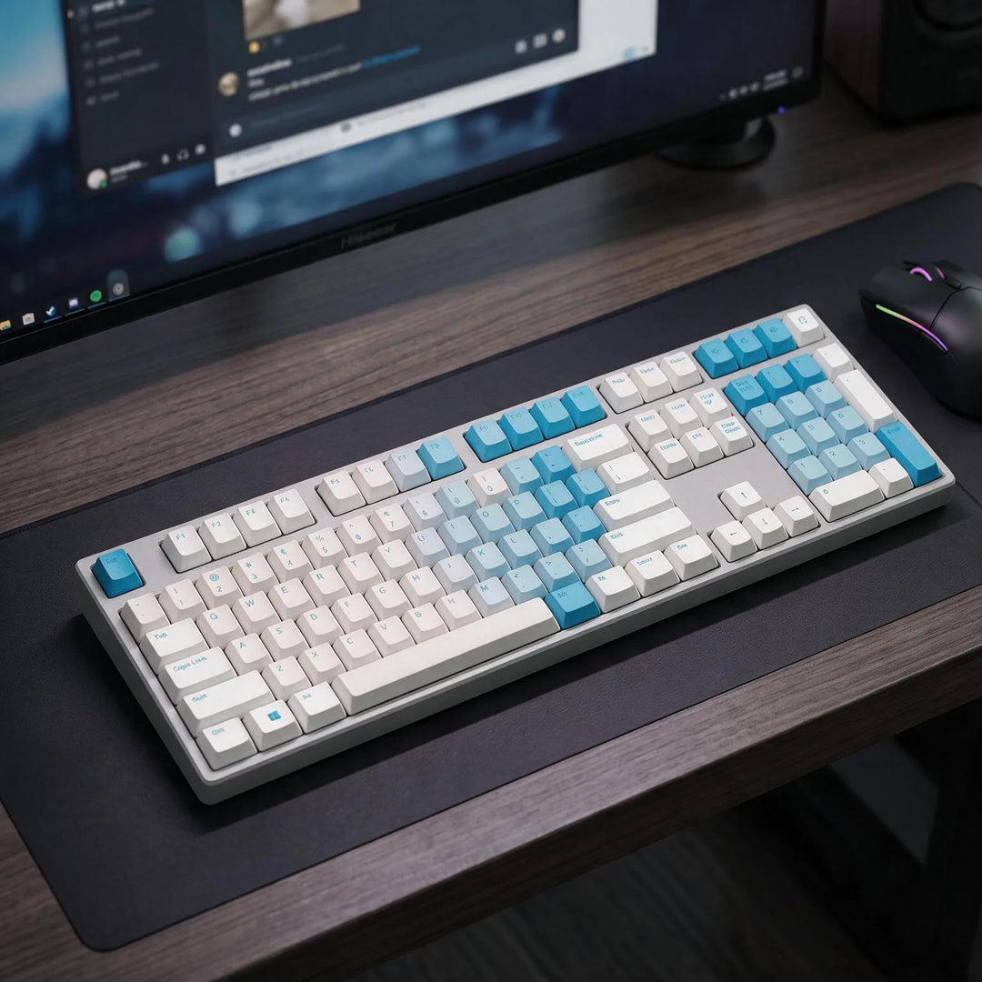 100% Sky Ladder PBT Keycaps ( ANSI )