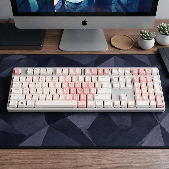 100% Sakura Love PBT Keycaps ( ANSI )