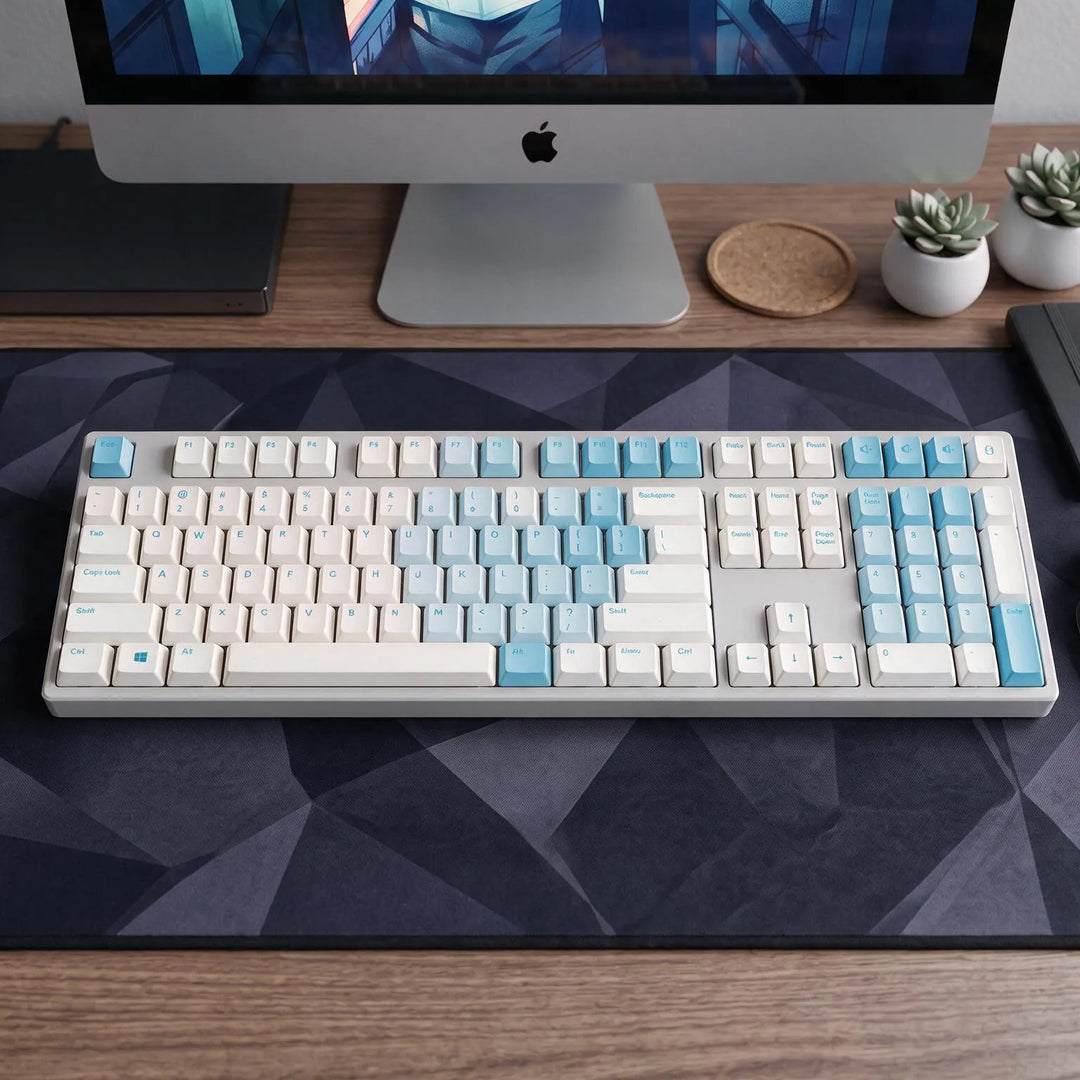 100% Violet Dream PBT Keycaps ( ANSI )