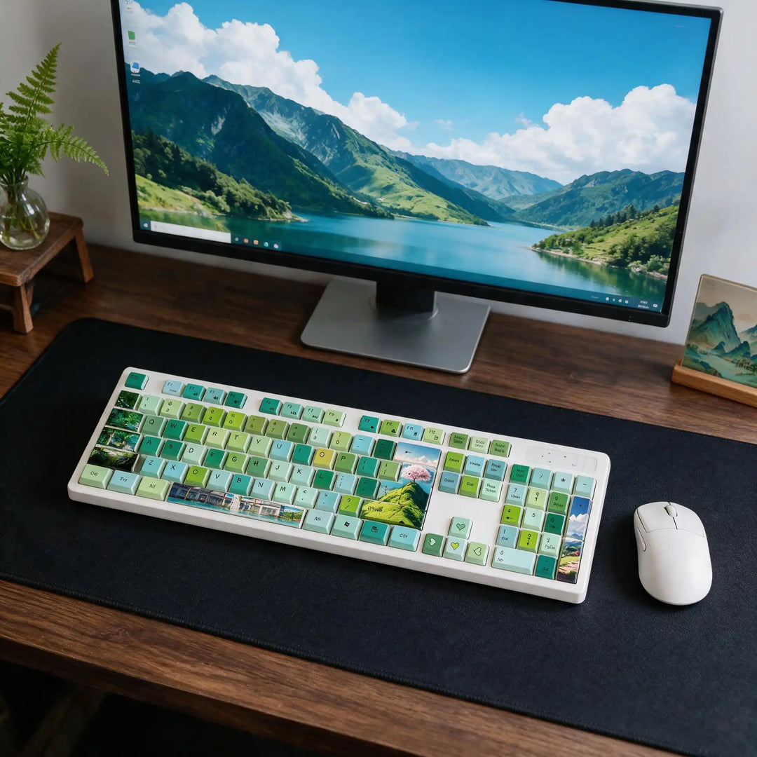 Green Spring Mood Membrane Keyboard