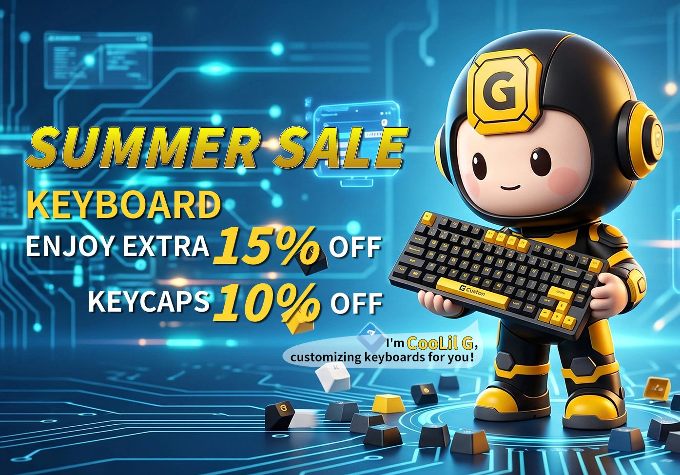 GimsunCustom custom keyboard & keycaps summer sale